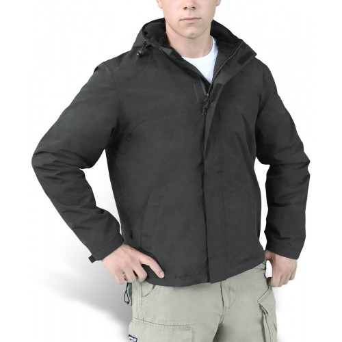 Куртка Zipper Windbreaker Black | Surplus фото 2