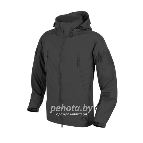 Куртка ветровка Trooper Soft Shell Black | Helikon-Tex фото 2