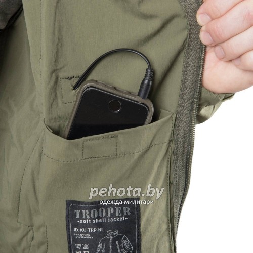 Куртка ветровка Trooper Soft Shell Mud Brown | Helikon-Tex фото 10