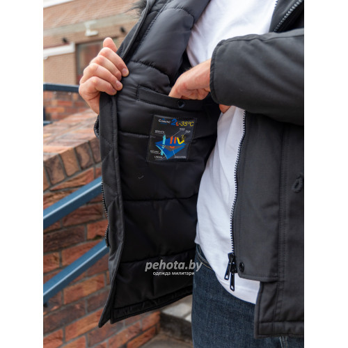 Куртка Аляска Oxford ZIP WP-114 Black | Army Stroll фото 5