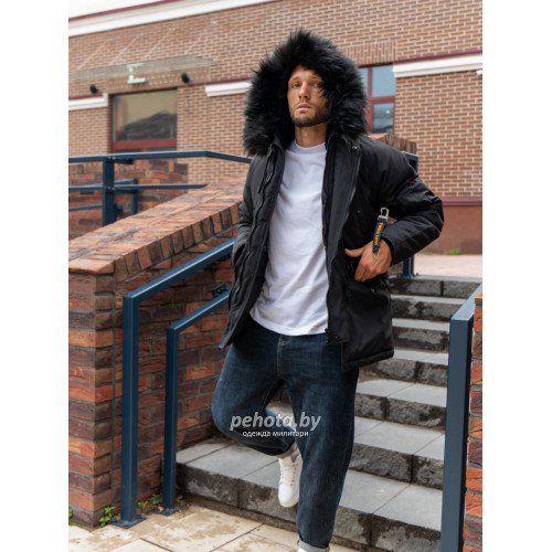 Куртка Аляска Oxford ZIP WP-114 Black | Army Stroll фото 10