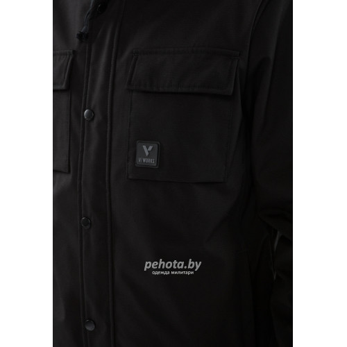 Куртка Wyatt shirt 25129 black | Vintage Industries фото 4