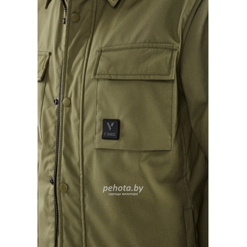 Куртка Wyatt shirt 25129 taupe | Vintage Industries фото 4