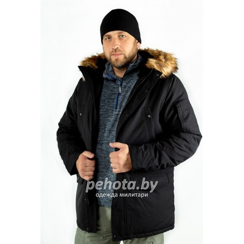 Куртка зимняя Circle 2202 Black | Vintage Industries фото 3