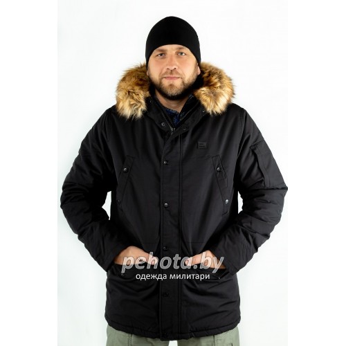 Куртка зимняя Circle 2202 Black | Vintage Industries фото 2