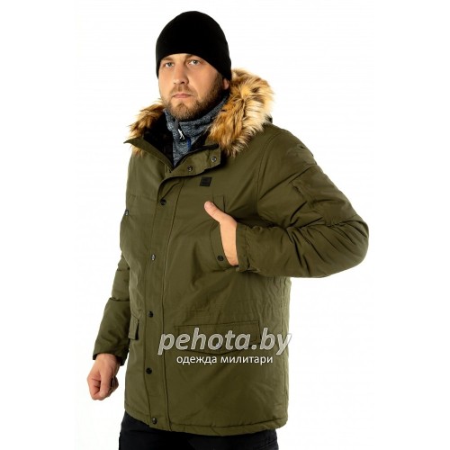 Куртка зимняя Circle 2202 Olive | Vintage Industries фото 2