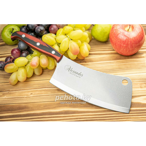 Кухонный топорик Alexander C AUS-8 G-10 | Kizlyar Supreme фото 2