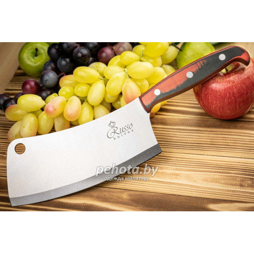 Кухонный топорик Alexander C AUS-8 G-10 | Kizlyar Supreme фото 3