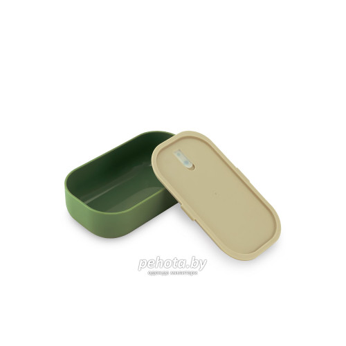 Ланч-бокс с 2 контейнерами на 1.35л 031-1350 Зеленый/Бежевый | Арктика фото 3