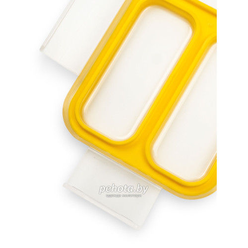 Ланч-бокс с отделениями на 0.42л 034-420 Черный/Желтый | Арктика фото 4