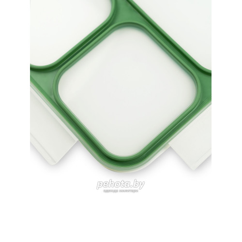 Ланч-бокс с отделениями на 0.8л 033-800 Зеленый/Бежевый | Арктика фото 4