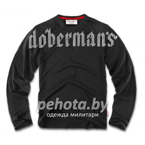 Лонгслив Doberman's Черный LS17 | Dobermans Aggressive фото 1