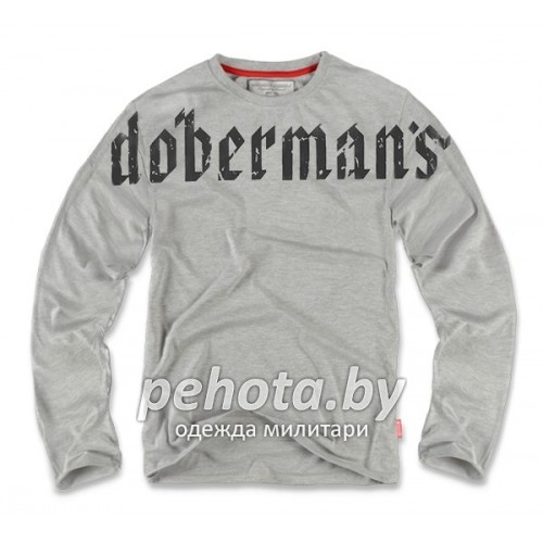 Лонгслив Doberman's Серый LS17 | Dobermans Aggressive фото 1