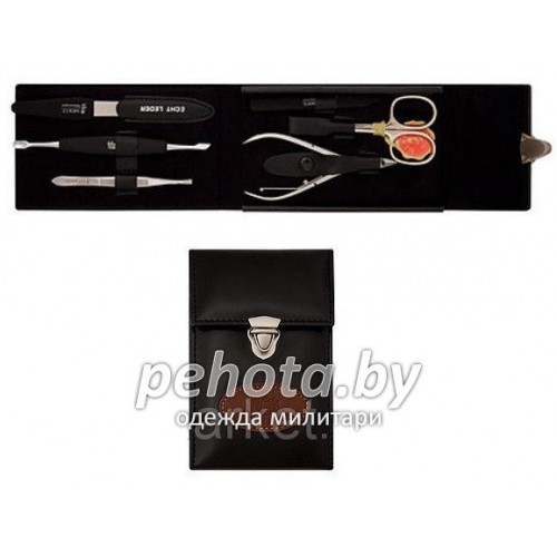 Маникюрный набор мужской A6416N Черный | Mertz фото 2