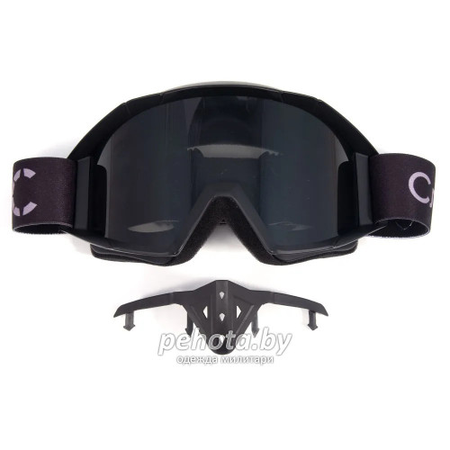 Маска мотоциклетная/снегоходная M10 PF-SMG-12 линза grey | Следопыт фото 3