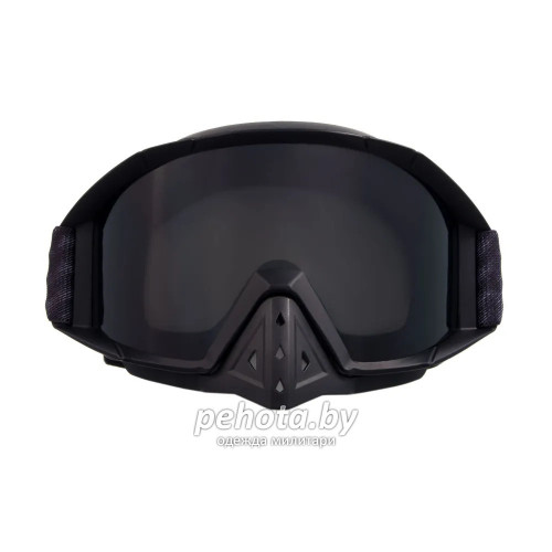 Маска мотоциклетная/снегоходная M10 PF-SMG-12 линза grey | Следопыт фото 2