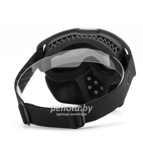 Маска мотоциклетная/снегоходная M5 PF-SMG-14 линза grey | Следопыт фото 10