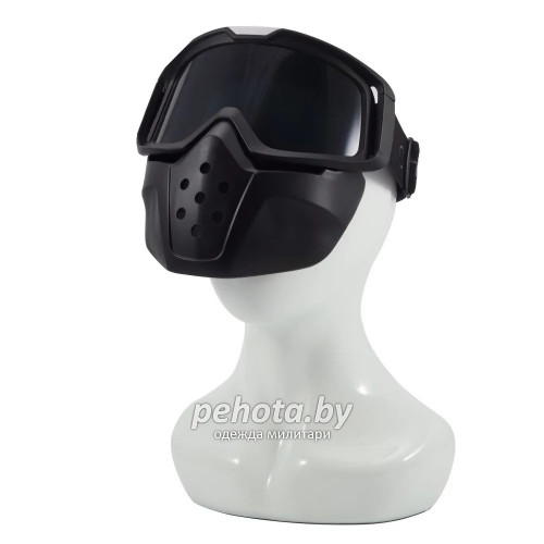 Маска мотоциклетная/снегоходная M5 PF-SMG-14 линза grey | Следопыт фото 4