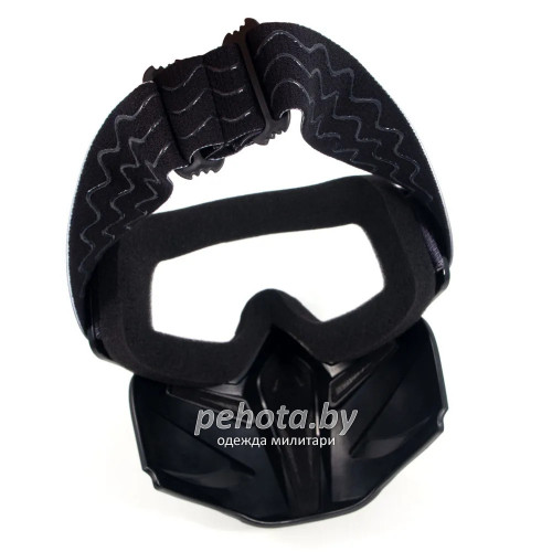 Маска мотоциклетная/снегоходная M6 PF-SMG-03 линза transparent | Следопыт фото 5