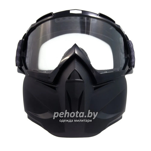 Маска мотоциклетная/снегоходная M6 PF-SMG-03 линза transparent | Следопыт фото 2