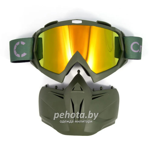 Маска мотоциклетная/снегоходная M6 PF-SMG-05 линза chrome chameleon | Следопыт фото 3