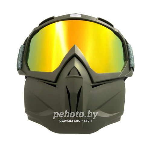 Маска мотоциклетная/снегоходная M6 PF-SMG-05 линза chrome chameleon | Следопыт фото 2