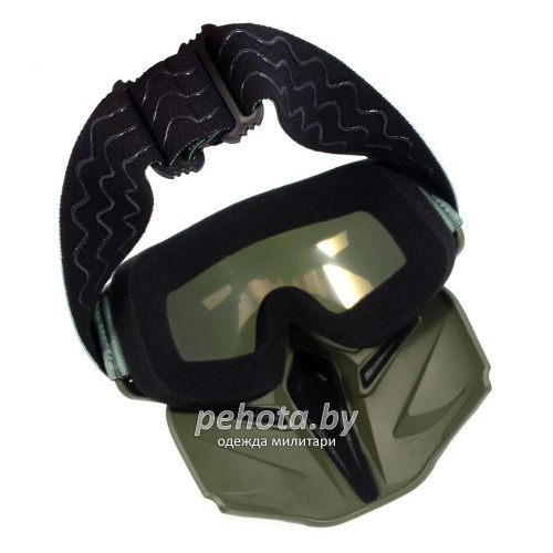 Маска мотоциклетная/снегоходная M6 PF-SMG-05 линза chrome chameleon | Следопыт фото 5