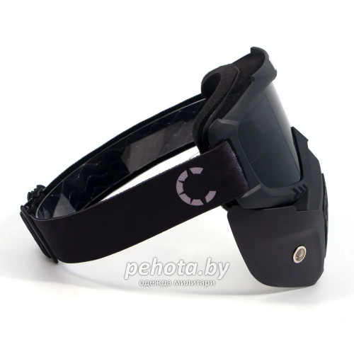 Маска мотоциклетная/снегоходная M7 PF-SMG-07 линза grey | Следопыт фото 6