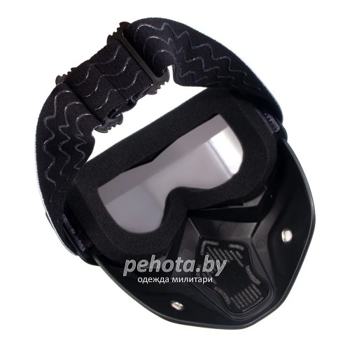 Маска мотоциклетная/снегоходная M7 PF-SMG-07 линза grey | Следопыт фото 5