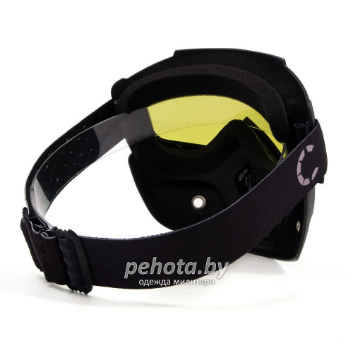 Маска мотоциклетная/снегоходная M7 PF-SMG-08 линза yellow | Следопыт фото 9
