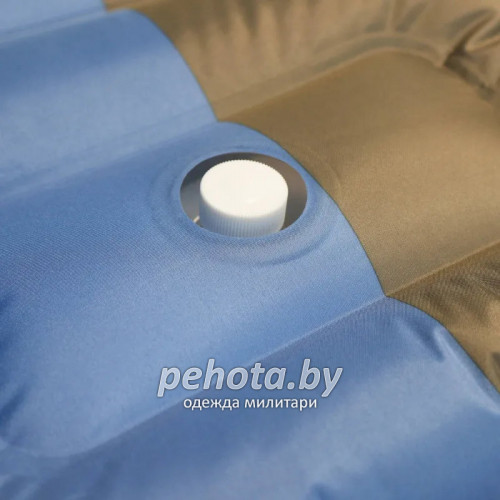 Матрас кемпинговый надувной PF-KS-12 190х60х12 голубой/серый | Следопыт фото 5