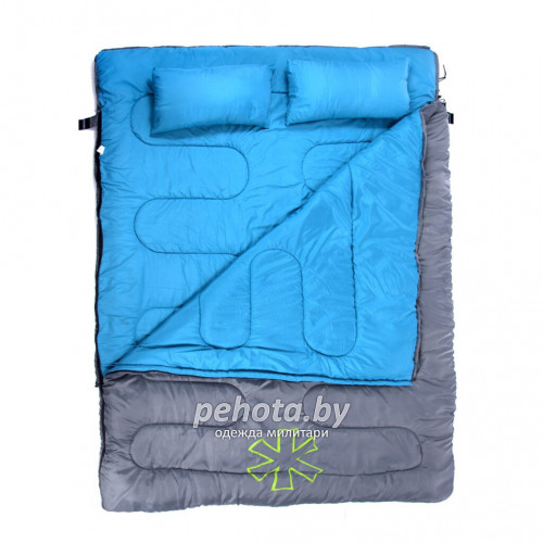 Мешок-одеяло спальный ALPINE COMFORT DOUBLE Grey/Blue NFL-30240 | Norfin фото 3