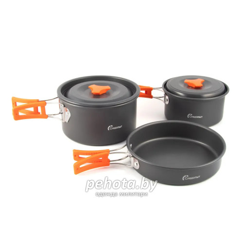 Набор кемпинговой посуды Travel 3-4 персоны PF-CWS-K08 | Следопыт фото 2