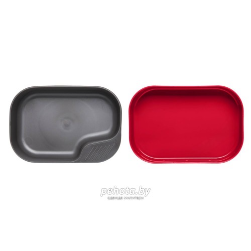 Набор посуды 2 предмета CAMP-A-BOX Only Red/Dark Grey | WILDO фото 1
