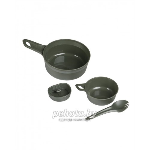 Набор посуды 4 предмета Adventurer kit Olive | WILDO фото 1