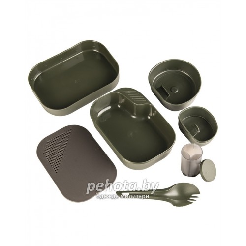 Набор посуды 7 предметов CAMP-A-BOX Olive | WILDO фото 1