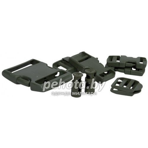 Набор пряжек Fastex BUCKLE SET Olive | Mil-Tec фото 2