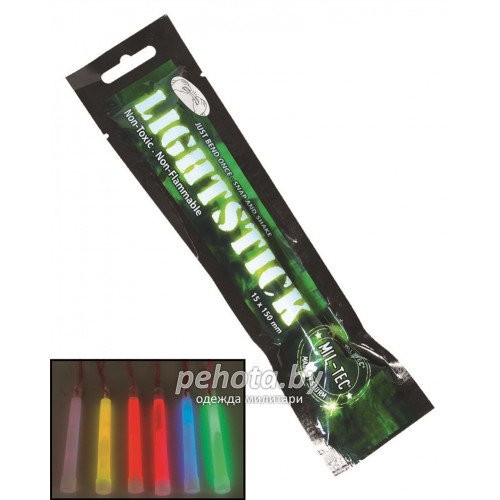 Неоновые палочки 1.5x15 см Зеленый | Mil-tec фото 1
