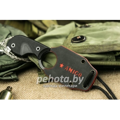 Нож Amigo X AUS-8 BT Black | Kizlyar Supreme фото 3