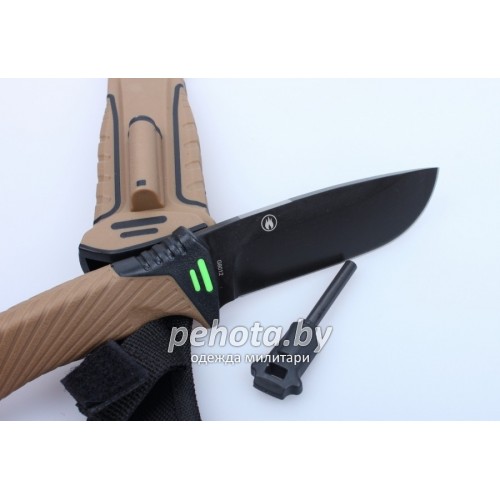 Нож для выживания G8012-DY Khaki | Ganzo фото 2