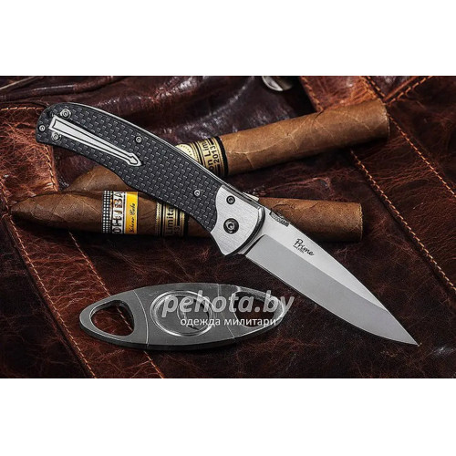 Нож Prime D2 Satin Carbon Fiber | Kizlyar Supreme фото 4