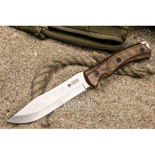 Нож Prime Safari AUS-8 StoneWash | Kizlyar Supreme фото 1