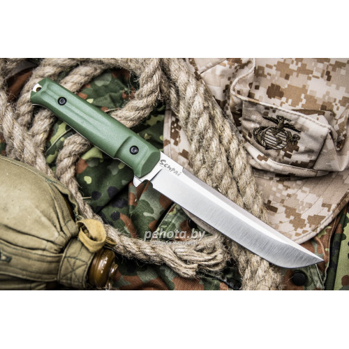 Нож Senpai AUS-8 SW Olive | Kizlyar Supreme фото 6