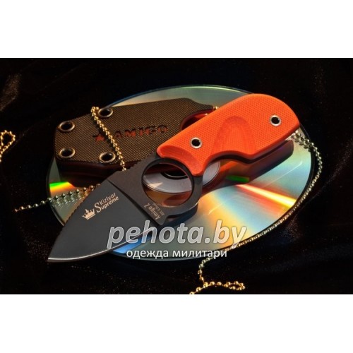 Нож шейный Amigo Z AUS-8 Black | Kizlyar Supreme фото 2