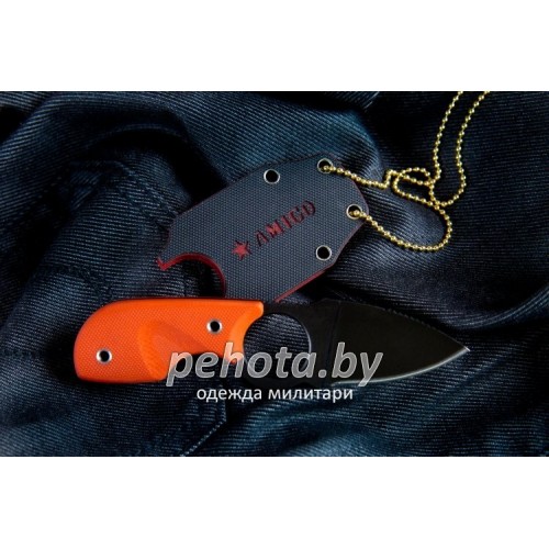 Нож шейный Amigo Z AUS-8 Black | Kizlyar Supreme фото 8