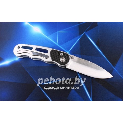 Нож складной G718-w Silver | Ganzo фото 5