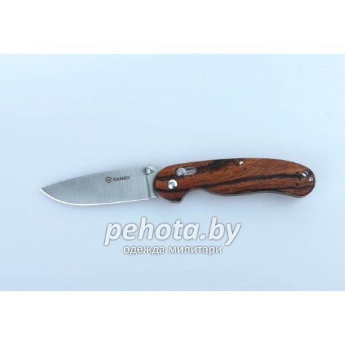 Нож складной G727M-W1 Wood | Ganzo фото 1