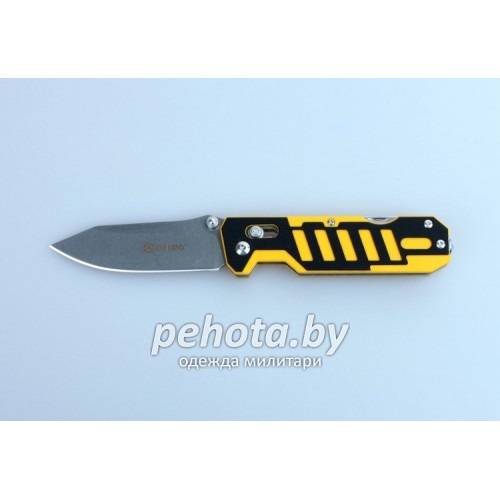 Нож складной G735-YB Yellow Black | Ganzo фото 1