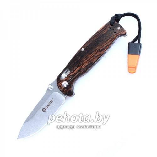 Нож складной G7412-WD1-WS Wood | Ganzo фото 1