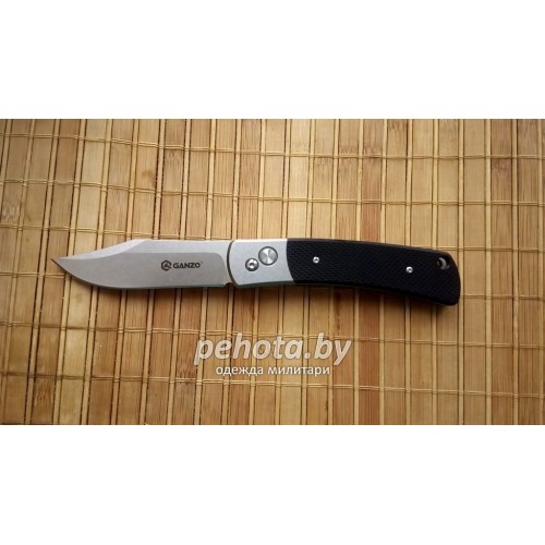 Нож складной G747-2-BK Black | Ganzo фото 1